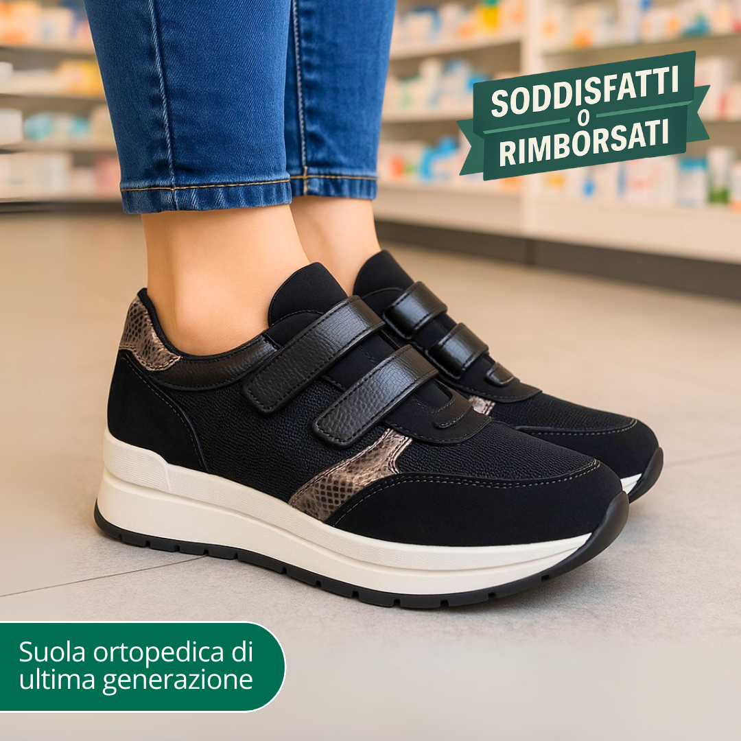 Scarpa ortopedica con Strap e suola BioFlex